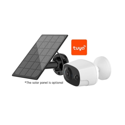 Wireless Solar Powered Outdoor Security Camera with PIR Motion