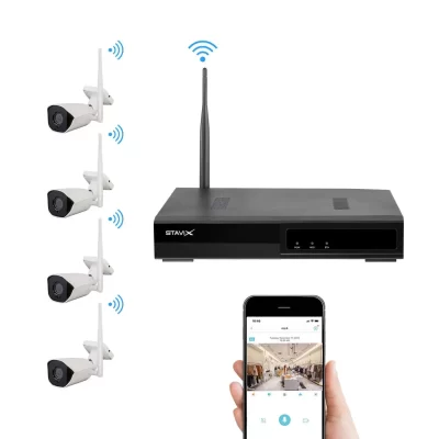 Iufuture 8-camera wireless NVR system for enhanced video surveillance.