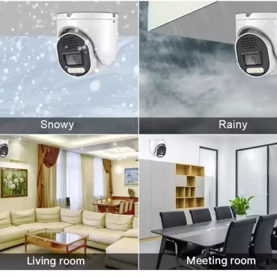 Indoor Outdoor 5mp Tuya Movable Camera Installation