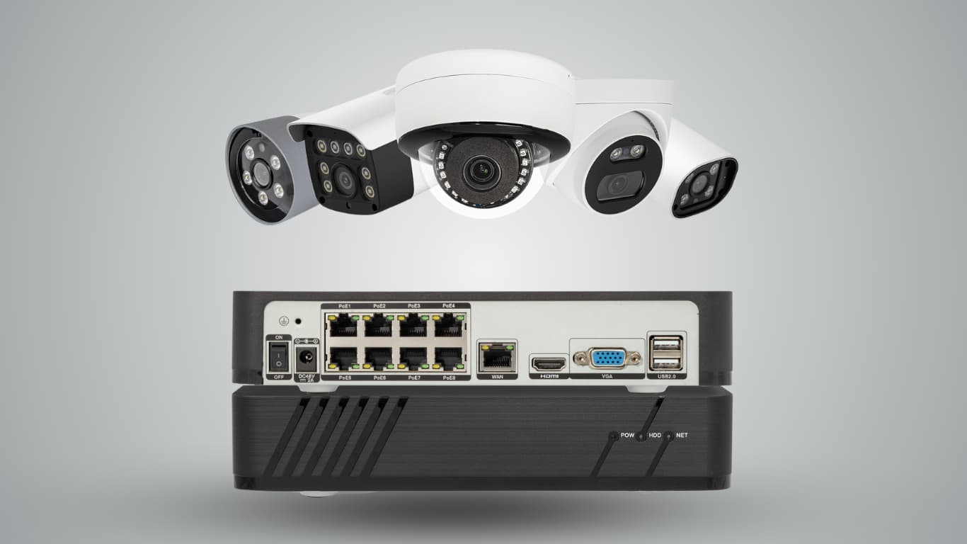 Hardwired NVR systems providing smart security solutions with reliable performance for businesses.