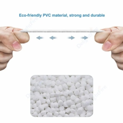 DC power extension cable 10M made of eco-friendly PVC material, strong and durable for reliable use