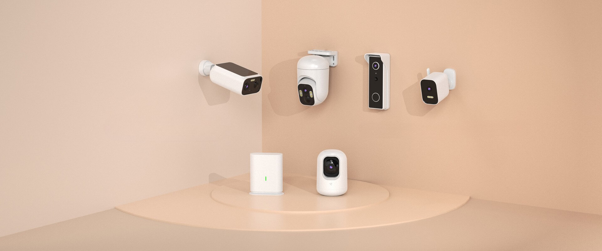 Solar-powered outdoor cameras by IUFUTURE: Wireless, weatherproof & zero wiring. 24/7 security with renewable energy.
