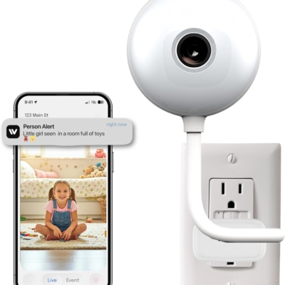 2K Indoor WiFi Camera – Smart AI Baby Monitor with Night Vision